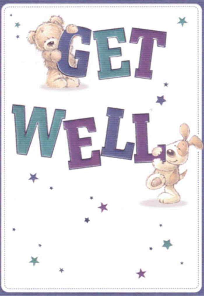 Bursting with gentle encouragement, this illustrated get well card brings together the spirit of West Harrow's neighbourly warmth and the artistry found in every thoughtfully prepared bouquet. At its heart are a plush teddy bear and a playful puppy, their soft, inviting fur rendered in loving detail as they balance atop large, confident 'Get Well' lettering. Shades of violet and aqua imbue the card with hope and a refreshing vibrancy, while twinkling stars drift across the surface as if scattering heartfelt wishes along the familiar streets near Alexandra Park. There is a palpable sense of touch in the scene-the bear's fluff, the puppy's velvety ears-offering tactile comfort as only a carefully chosen card or bouquet from local florists can. This card feels like a gentle hand on your shoulder, transporting West Harrow's unique warmth and positive energy right to the recipient's bedside.